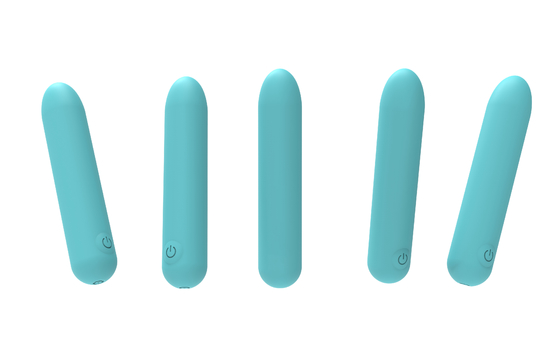 Dingfoo Rubber Fully Coated Silicone Bullet Vibrator 20 Vibration Patterns DF1014
