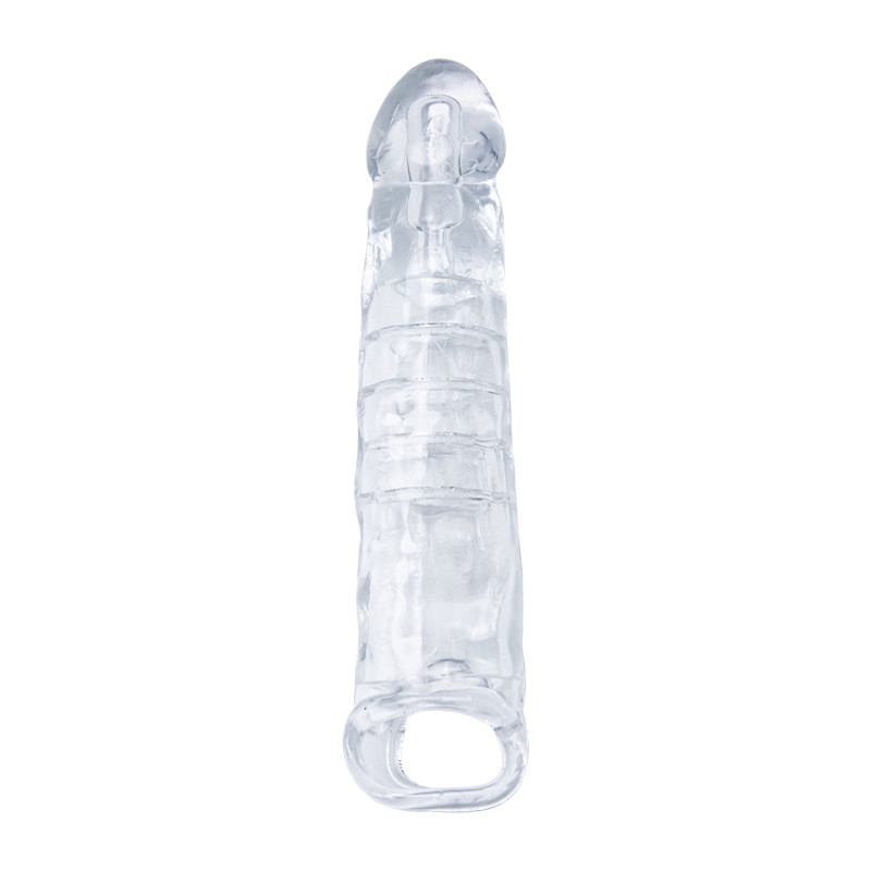 Dingfoo IPX7 Crystal Penis Sleeve Improve Sexual Performance For Male DF106