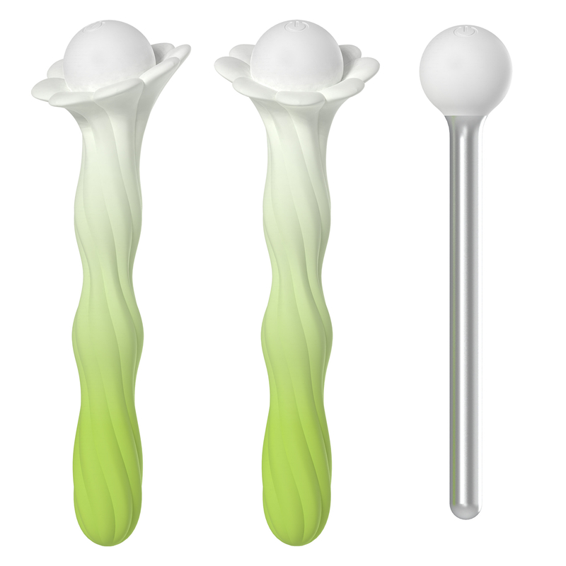 Mini Adult Toys Flower Vibrator Innovative Design Battery Wand Vibrator DF1021-2