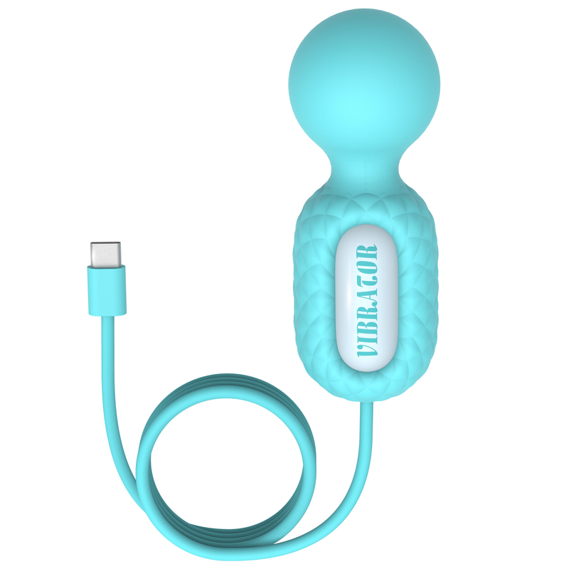 Dingfoo USB-C Charging Ultrastrong Soft Mini Wand Vibrator Low Noise DF988